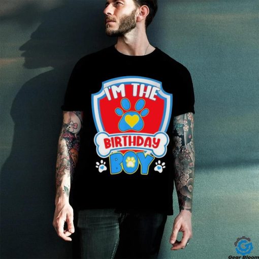 Im The Birthday Boy Dog Paw Family Matching Shirt