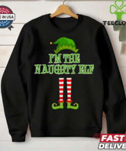 I'm The Naughty Elf Matching Family Christmas Toddler Fine Jersey T Shirt