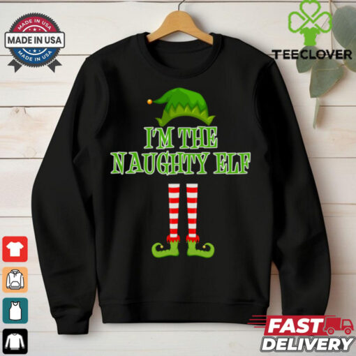 I’m The Naughty Elf Matching Family Christmas Toddler Fine Jersey T Shirt