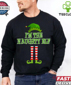I'm The Naughty Elf Matching Family Christmas Toddler Fine Jersey T Shirt