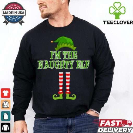 I’m The Naughty Elf Matching Family Christmas Toddler Fine Jersey T Shirt
