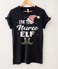 Im The Nurse Elf Christmas Eve Xmas Elf Squad Costume Long Sleeve T Shirt