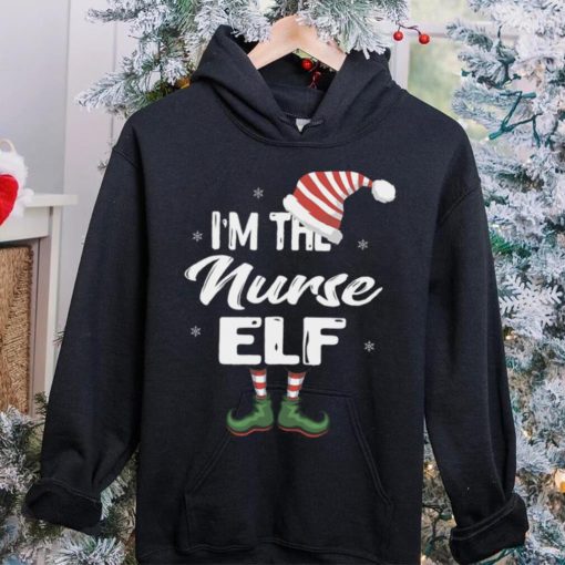 Im The Nurse Elf Christmas Eve Xmas Elf Squad Costume Long Sleeve T Shirt