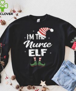 Im The Nurse Elf Christmas Eve Xmas Elf Squad Costume Long Sleeve T Shirt