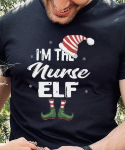 Im The Nurse Elf Christmas Eve Xmas Elf Squad Costume Long Sleeve T Shirt