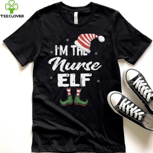 Im The Nurse Elf Christmas Eve Xmas Elf Squad Costume Long Sleeve T Shirt