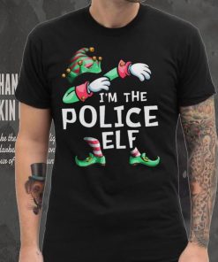 I'm The Police Elf Dabbing Christmas Unisex T shirt