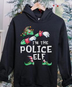 I'm The Police Elf Dabbing Christmas Unisex T shirt