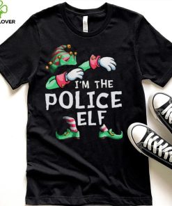 I'm The Police Elf Dabbing Christmas Unisex T shirt