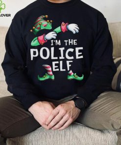 I'm The Police Elf Dabbing Christmas Unisex T shirt