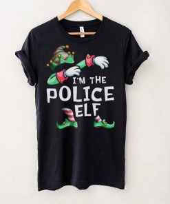 I'm The Police Elf Dabbing Christmas Unisex T shirt