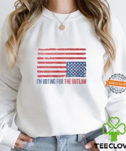 I’m Voting For The Outlaw Flag American Shirt