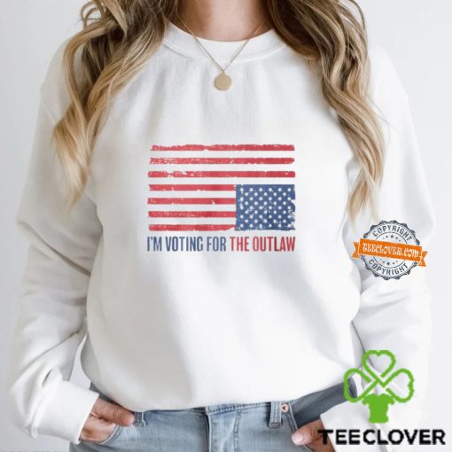 I’m Voting For The Outlaw Flag American Shirt