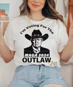 Im Voting For The Outlaw MAGA 2024 Shirt