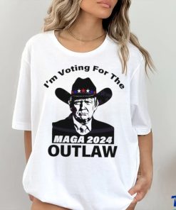 Im Voting For The Outlaw MAGA 2024 Shirt