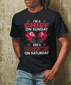 I’m a Kansas City Chiefs on sunday and a Alabama Crimson Tide on saturday shirt
