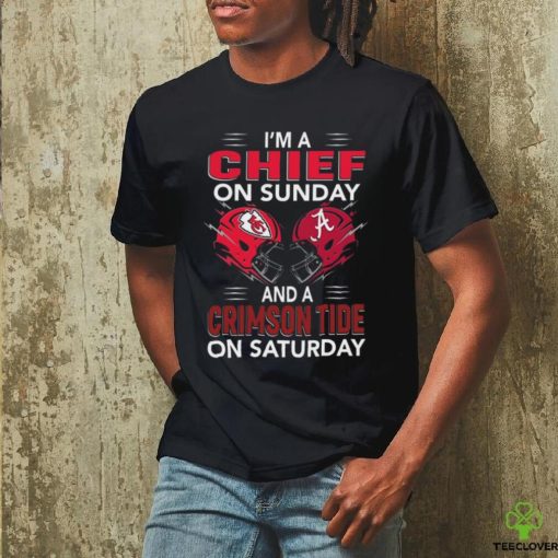 I’m a Kansas City Chiefs on sunday and a Alabama Crimson Tide on saturday shirt