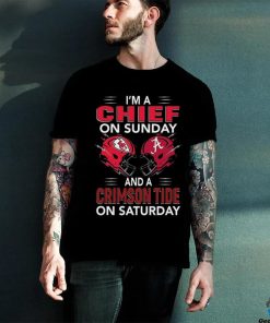 I’m a Kansas City Chiefs on sunday and a Alabama Crimson Tide on saturday shirt