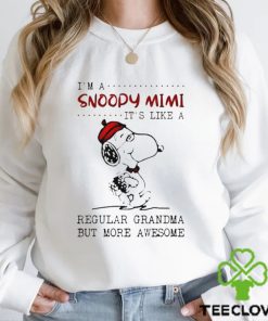 I’m a Snoopy mimi it’s like a regular grandma but more awesome hoodie, sweater, longsleeve, shirt v-neck, t-shirt