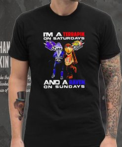 I’m a Terrapin on saturdays and a Raven on sundays mascots helmet gift hoodie, sweater, longsleeve, shirt v-neck, t-shirt