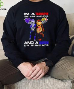 I’m a Terrapin on saturdays and a Raven on sundays mascots helmet gift hoodie, sweater, longsleeve, shirt v-neck, t-shirt