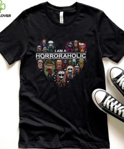 I’m a horroraholic – Heart Horror Movies Character Unisex T Shirt