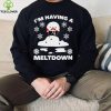 I’m having a meltdown cute Christmas funny snowman hoodie, sweater, longsleeve, shirt v-neck, t-shirt