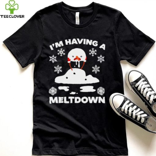 I’m having a meltdown cute Christmas funny snowman hoodie, sweater, longsleeve, shirt v-neck, t-shirt