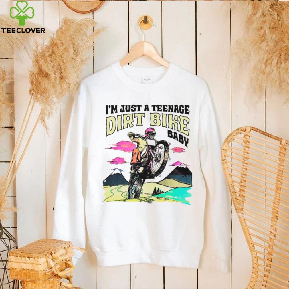 I’m just anage dirt bike baby shirt I’m just anage dirt bike baby shirt