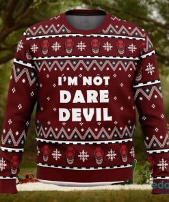 I’m not Daredevil Marvel Ugly Christmas Sweater Unisex 3D Christmas Sweater Gift