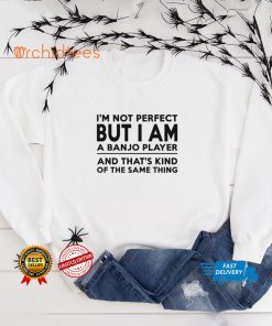 I’m not perfect but I am a banjo player and that’s kind of the same thing hoodie, sweater, longsleeve, shirt v-neck, t-shirt tee