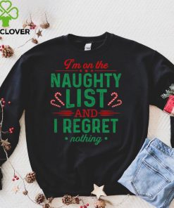 I'm on the naughty list Hooded Sweatshirt