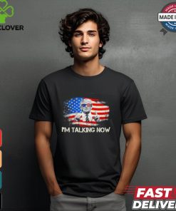 Im talking now Donald Trump American flag retro shirt