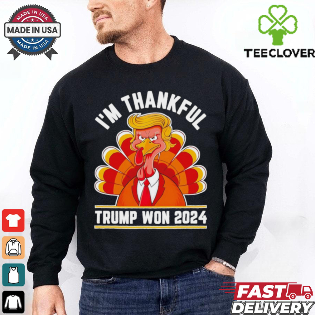I’m thankful Trump Won 2024 cartoon shirt I’m thankful Trump Won 2024 cartoon shirt
