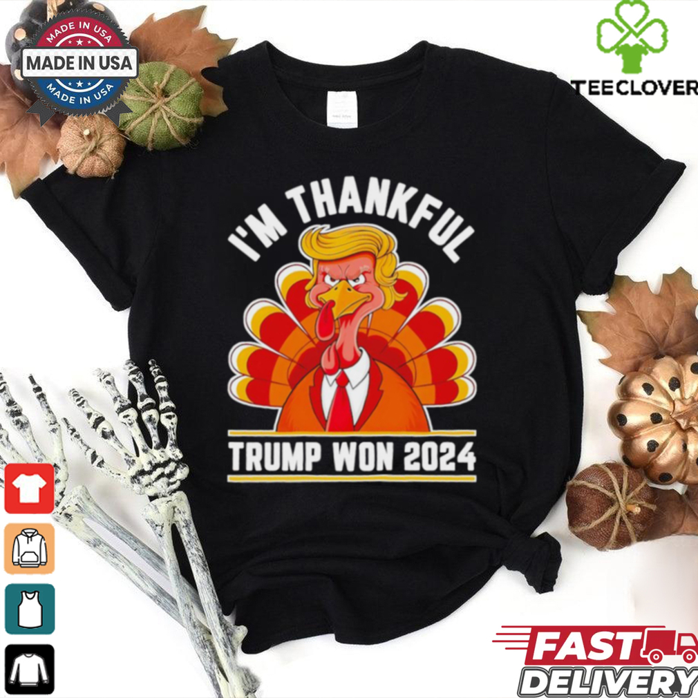 I’m thankful Trump Won 2024 cartoon shirt I’m thankful Trump Won 2024 cartoon shirt