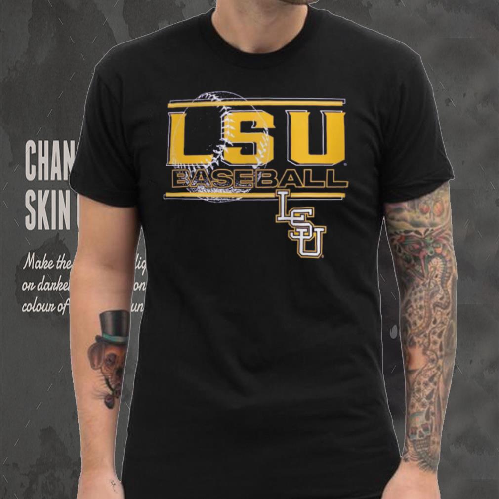 Image One LSU Tigers Baseballl Overlay T Shirt Image One LSU Tigers Baseballl Overlay T Shirt
