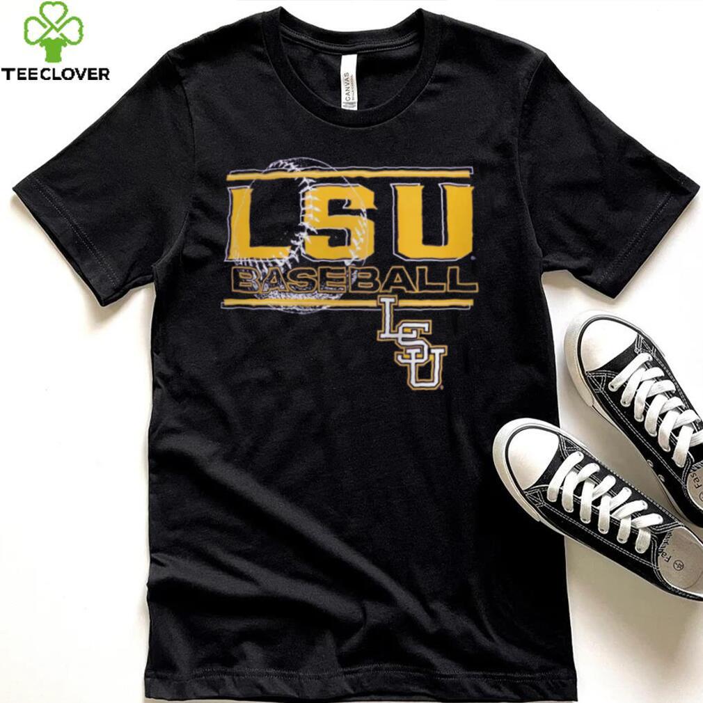 Image One LSU Tigers Baseballl Overlay T Shirt Image One LSU Tigers Baseballl Overlay T Shirt