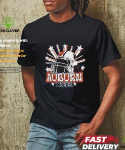 Image One Men's Auburn Tigers Grey Helmet Star T Shirt