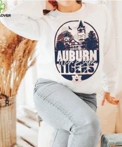 Image One Men's Auburn Tigers Orange Campus Scene T Shirt