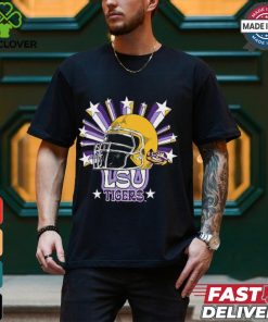 Image One Men's LSU Tigers Grey Helmet Star T Shirt