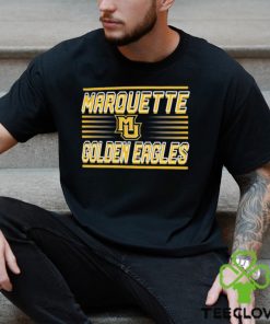 Image One Men's Marquette Golden Eagles Blue Shadow Slant T Shirt