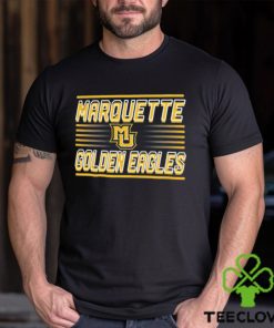 Image One Men's Marquette Golden Eagles Blue Shadow Slant T Shirt