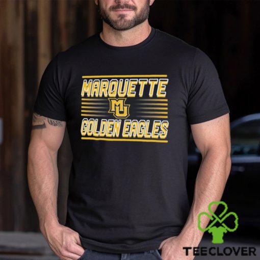 Image One Men’s Marquette Golden Eagles Blue Shadow Slant T Shirt