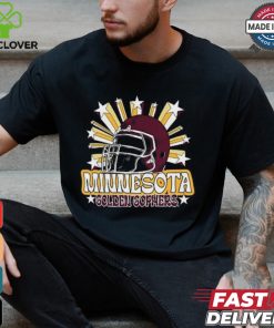 Image One Men's Minnesota Golden Gophers Grey Helmet Star T Shirt