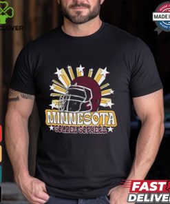 Image One Men's Minnesota Golden Gophers Grey Helmet Star T Shirt