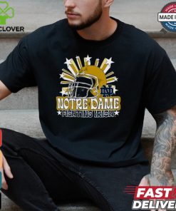 Image One Men's Notre Dame Fighting Irish Grey Helmet Star T Shirt