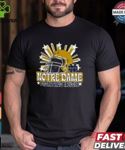 Image One Men's Notre Dame Fighting Irish Grey Helmet Star T Shirt