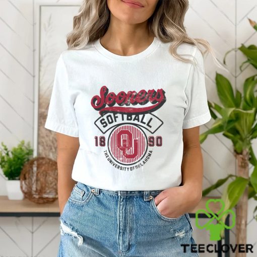 Image One Men’s Oklahoma Sooners Ivory Baseball Logo T Shirt