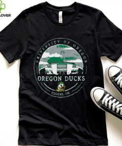 Image One Men's Oregon Ducks Stripe Sky T Shirt