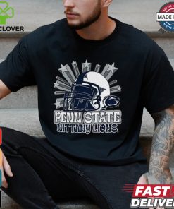 Image One Men's Penn State Nittany Lions Grey Helmet Star T Shirt